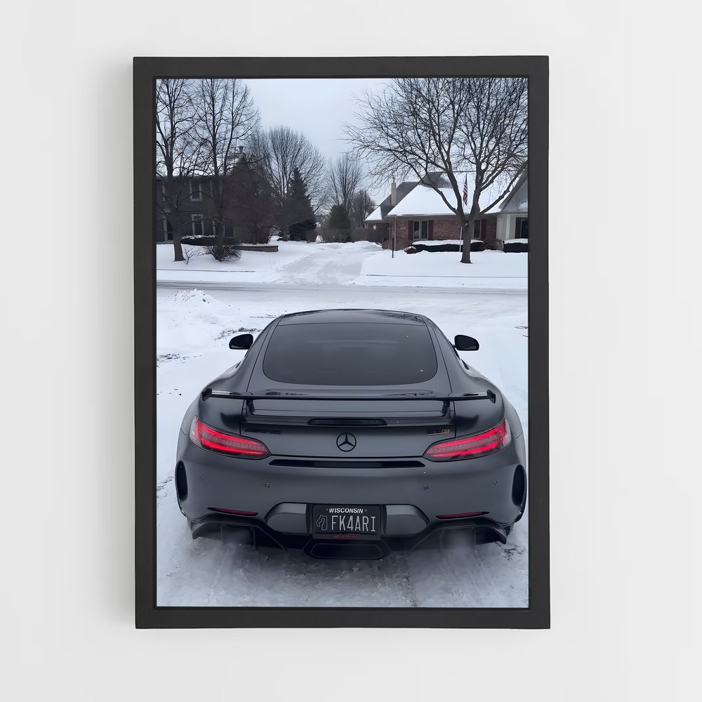 Poster Polar Performance – affiche Mercedes (vue 2)